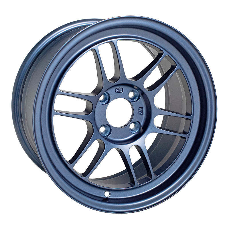 Enkei RPF1 15x8 4x100 28mm Offset 5 Hub Bore Matte Blue Wheel - 11.64Lbs (MOQ 40