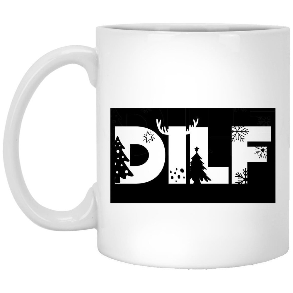 Funny Mug Dilf Coffee Mugs Gift For Him Handmade Ceramic Coffee Cup Gifts