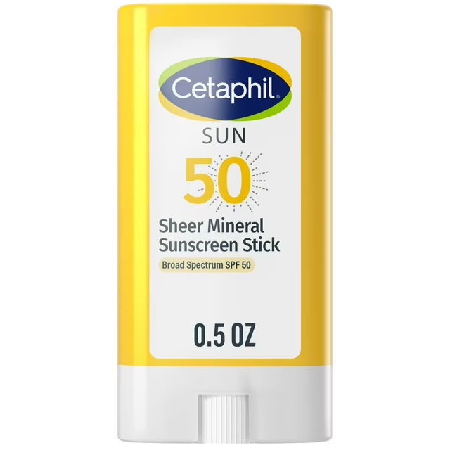 Cetaphil Sheer Mineral Sunscreen Stick SPF 50 Broad Spectrum Protection