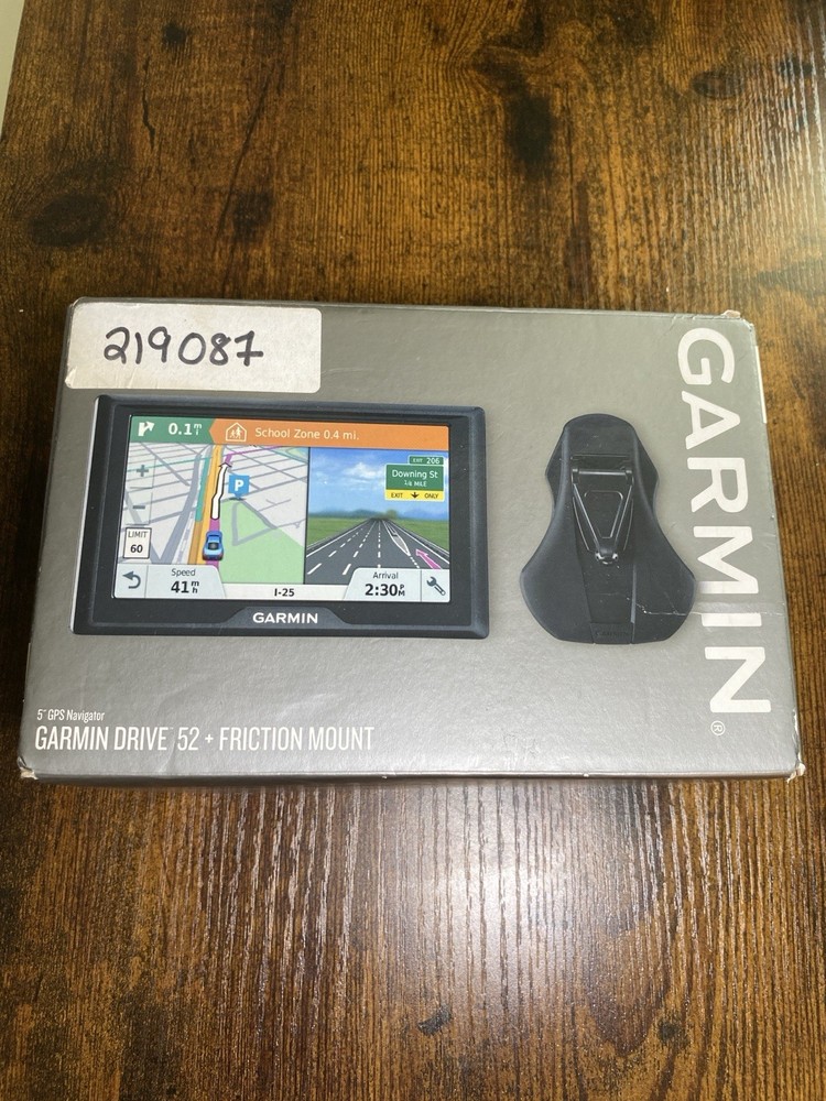 Garmin Drive 52 and Traffic GPS Navigator with 5” Display With Box