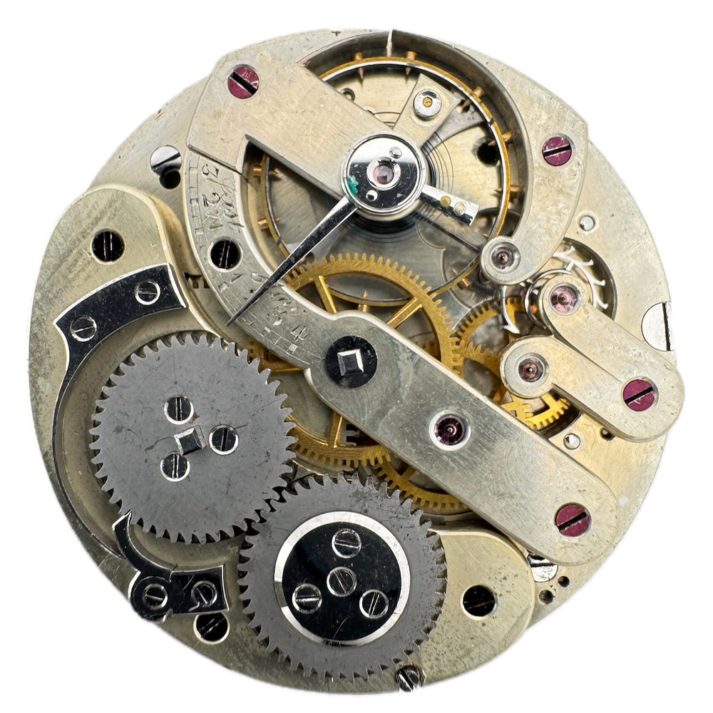 Antique 37mm Unbranded Sub Seconds Mechanical Hunter Pocket Watch Movement Swiss