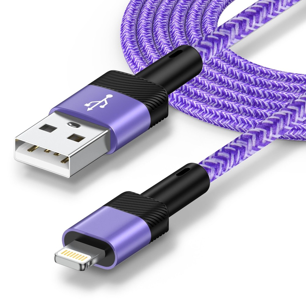 10FT iPhone Fast Charger Cord with iPhone 14 13 12 11 Max XR XS X 8 7 6 Plus ...