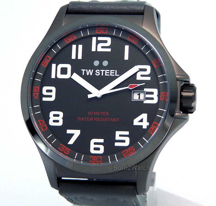 TW STEEL TW421 MEN JAPAN MADE QUARTZ 48mm *SUPER CLEARANCE SALE*-image