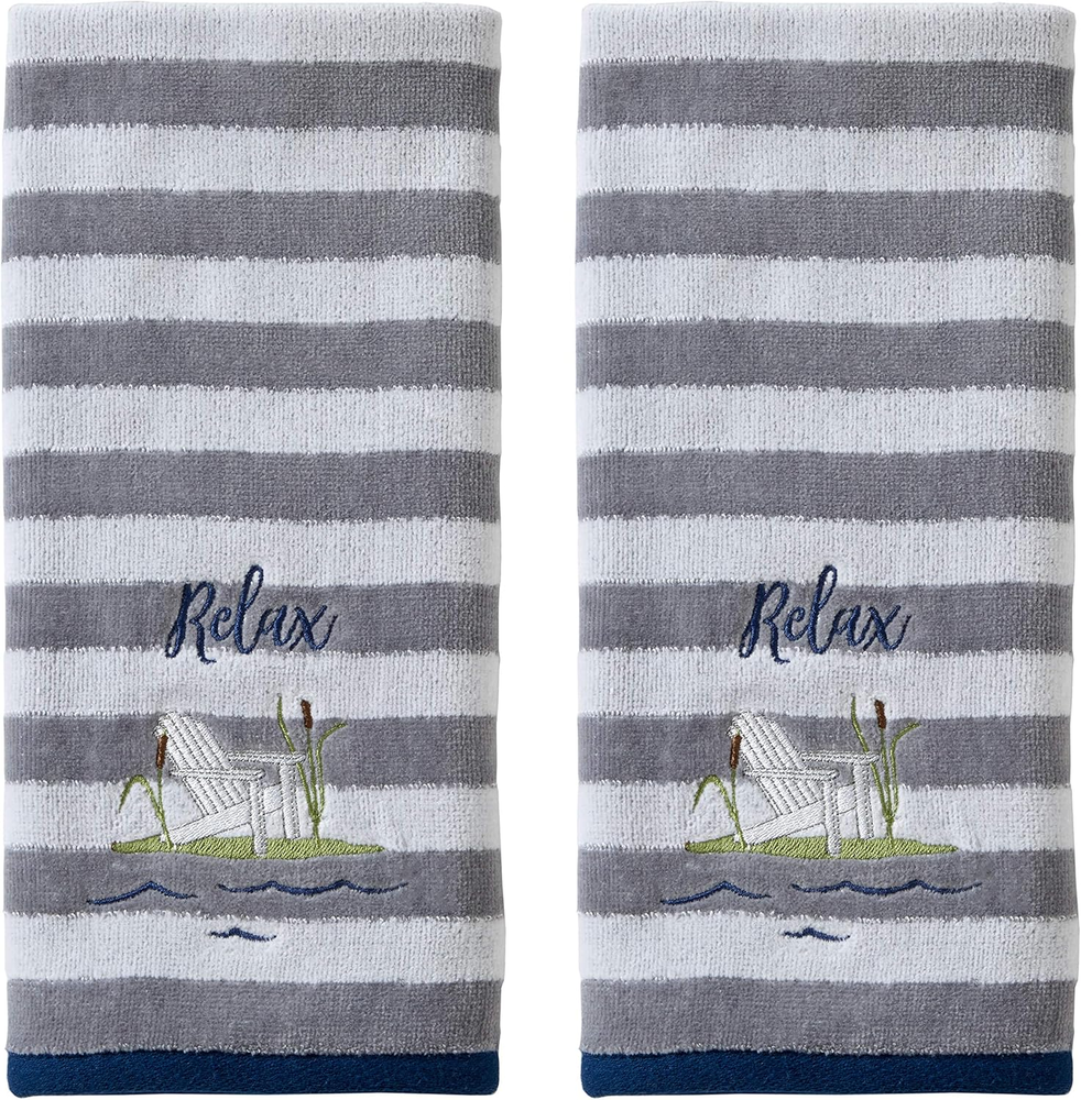 by  Relax Chair Hand Towel (2-Pack), Multi