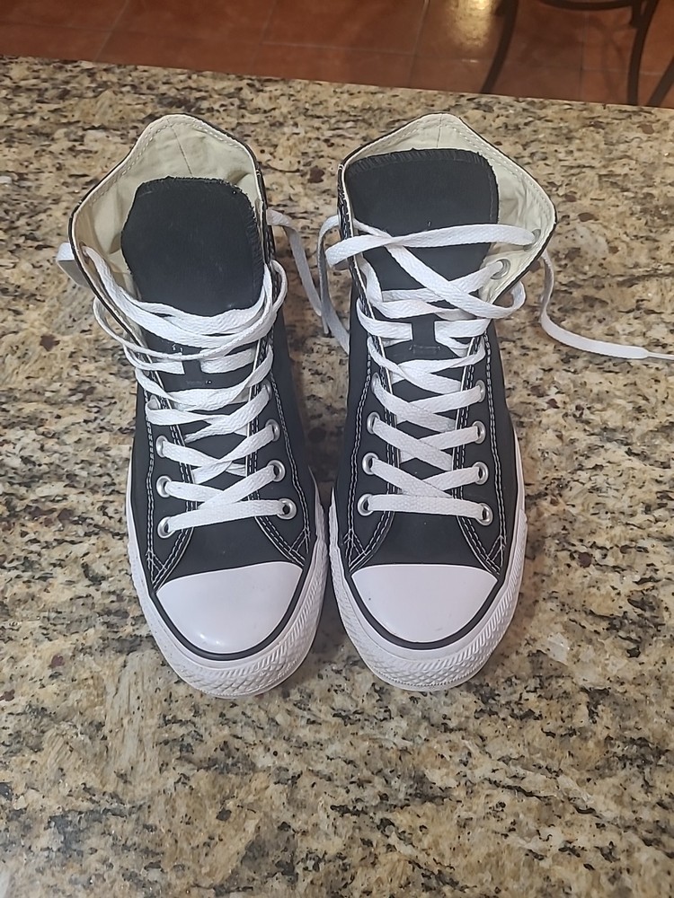 Converse Chuck Taylor High Top Black Mens 8 Womens 10