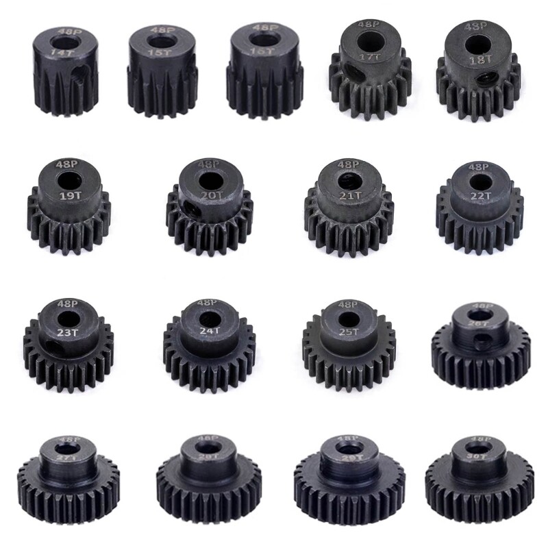 1/10 Motor Gear Suitable For 1:10 Model Car 3.175mm Motor Gear