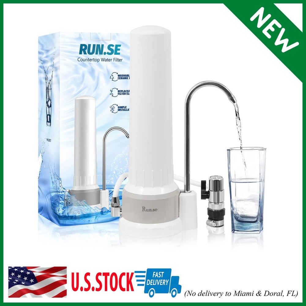 Alcaline Water Filter System for Kitchen Sink Countertop Purification