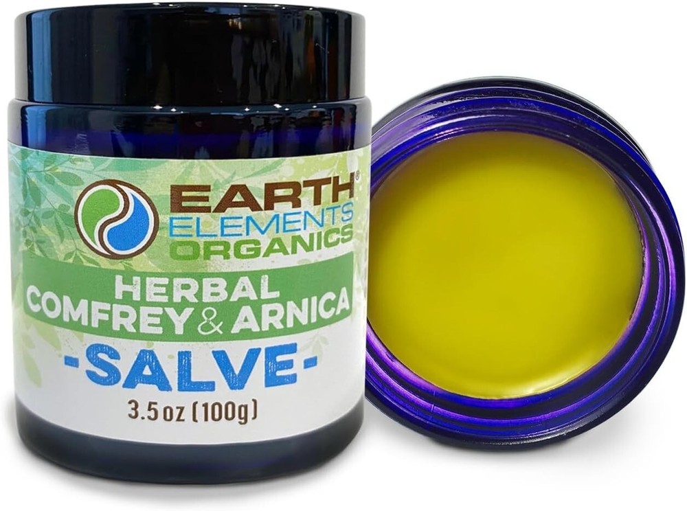 Organic Comfrey & Arnica Salve - Natural Relief for Muscle Pain & Skin Healing