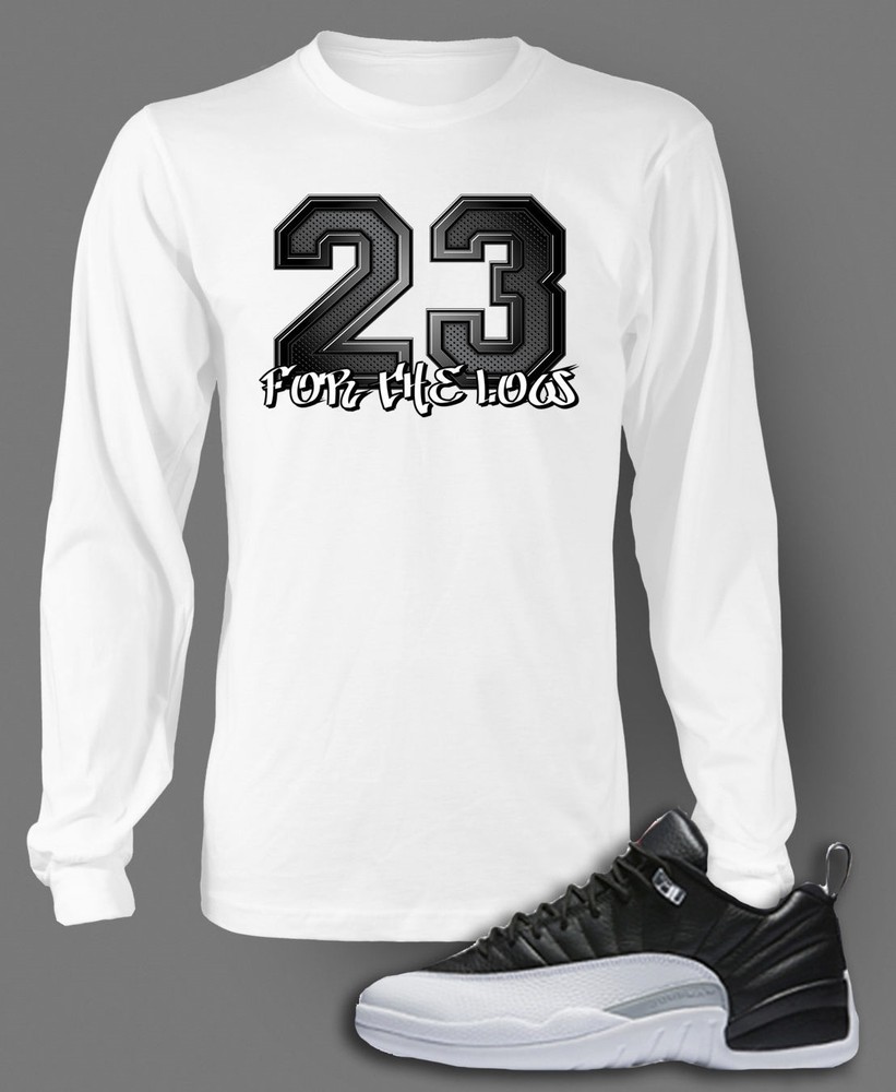 Graphic Sneaker Sport Hip Tee for J12 Low Playoffs Big Tall Sm T Matching Style