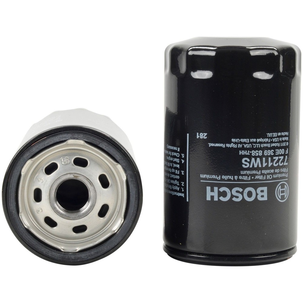 Bosch 72211WS Oil Filter For Select Chevrolet Ford Nissan Subaru Toyota Models