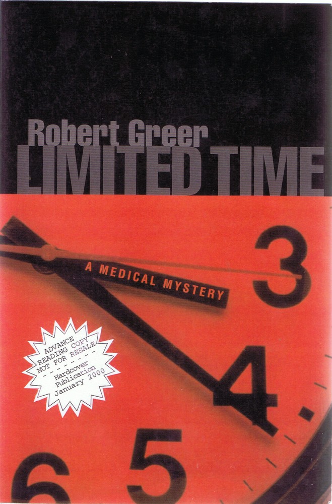 Limited Time by Robert Greer (2000, Paperback, 1st Printing, Uncorrected Proofs)-image