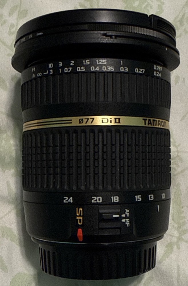 Tamron B001 AF 10-24mm F3.5-4.5 SP Di II LD IF Lens Canon EF EUC Tested