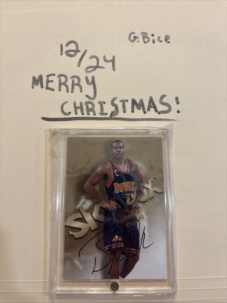 1998-99 SkyBox Premium Autographics Bryant Stith Auto Denver Nuggets #NNO
