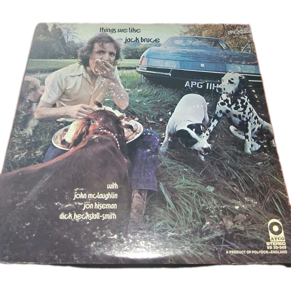Jack Bruce – Things We Like LP ATCO SD 33-349 Jazz Rock Vinyl Record LP VG+