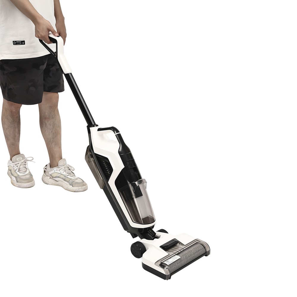 Battery Powered All-In-One Cordless Wet & Dry Vacuum Cleaner Mop for Hard Floor