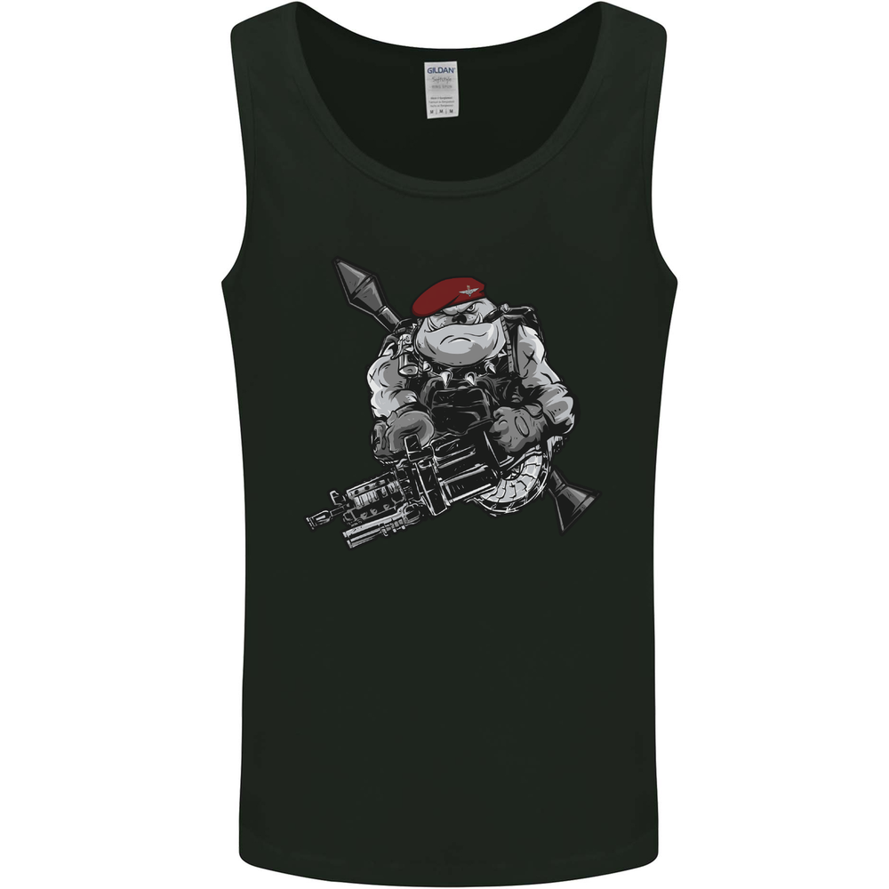 Para Bulldog The Parachute Regiment 1 2 3 4 Mens Vest Tank Top