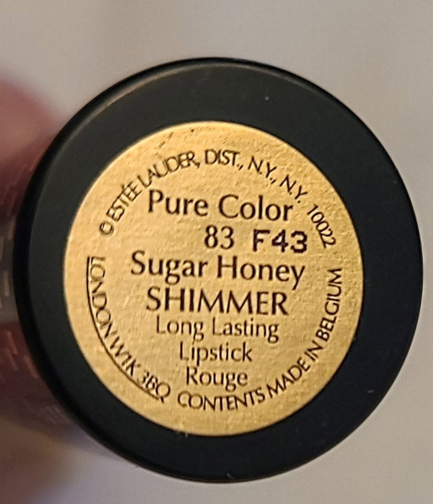 Estee Lauder Pure Color Long Lasting Shimmer Lipstick in Sugar Honey #83 New Without Box