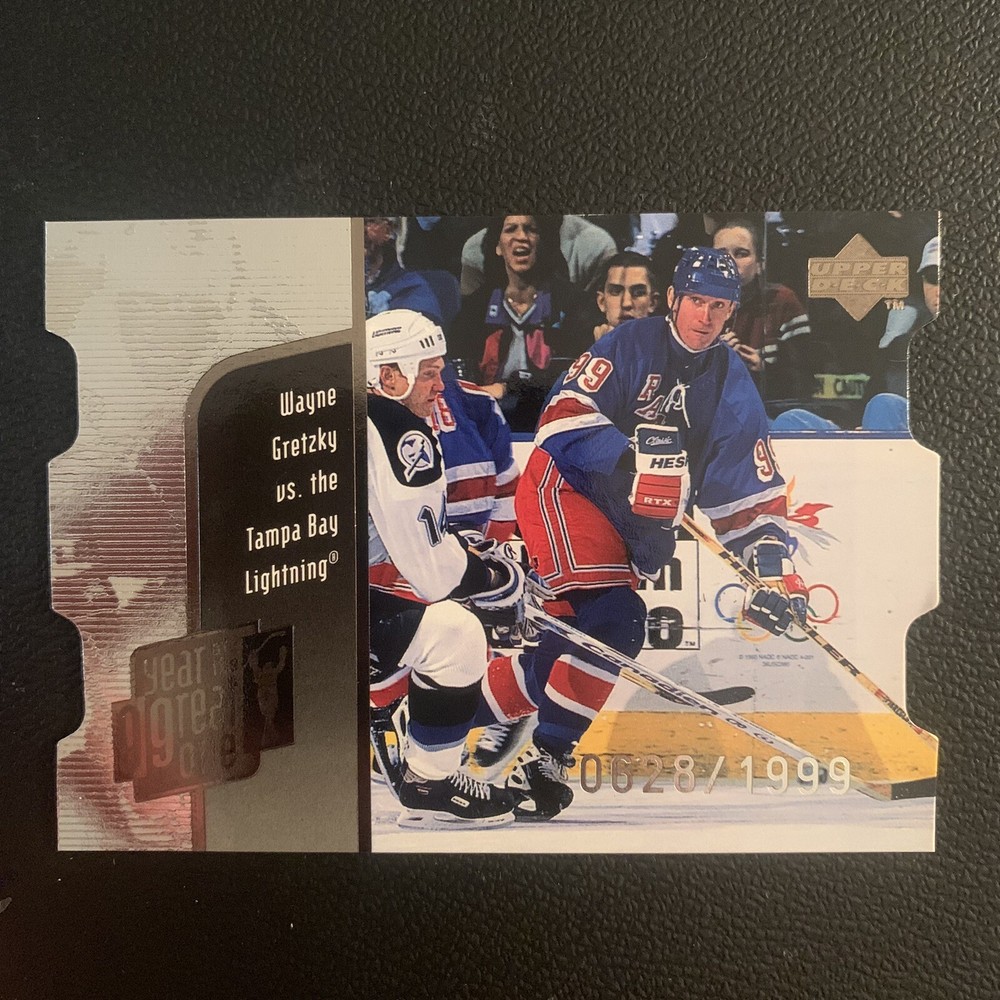 1998-99 UD Year Of The Great One Wayne Gretzky GO24 0628/1999 Hockey Card