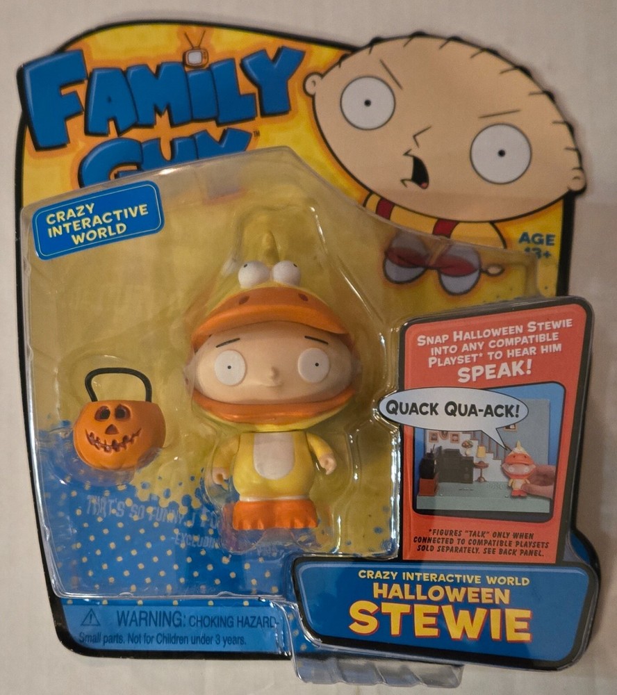 Family Guy Voice Activated Stewie Action Figure Halloween Collectible Series 1