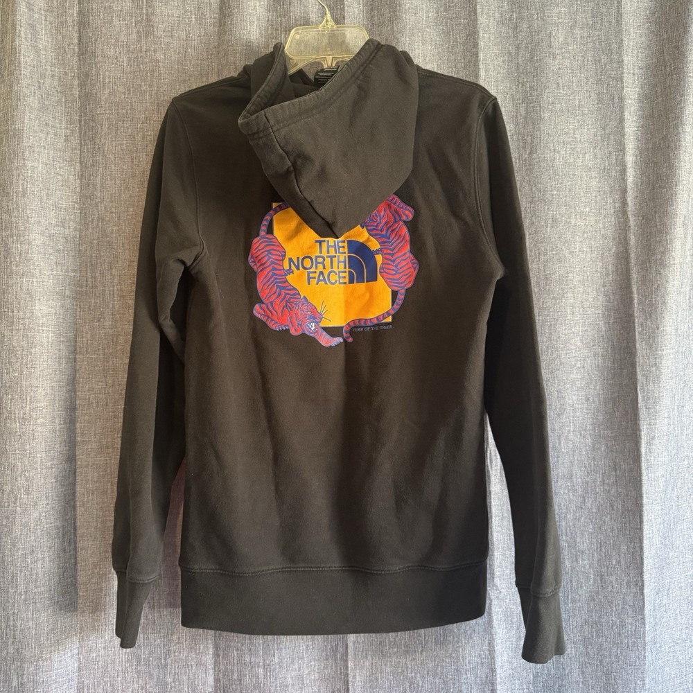 The North Face Men's Small Black Hoodie Year Of The Tiger 2022 CNY LNY Sweater