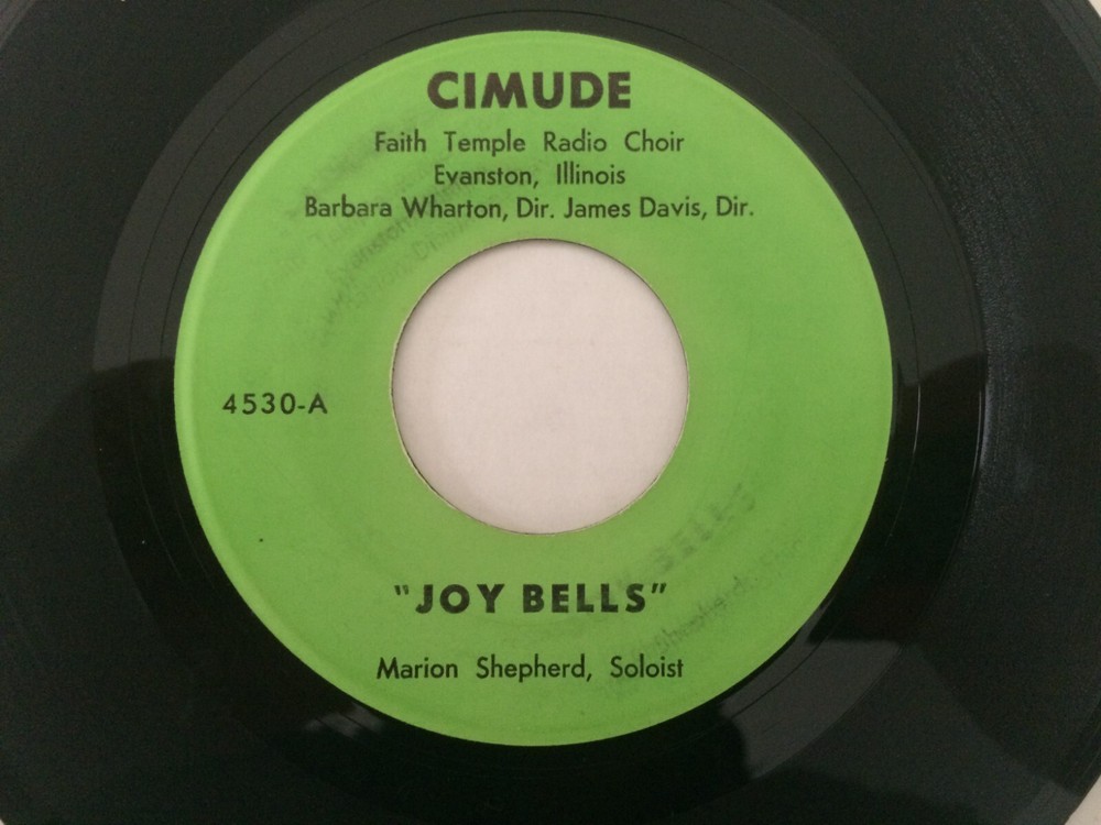Black Gospel 45 FAITH TEMPLE RADIO CHOIR Joy Bells CIMUDE