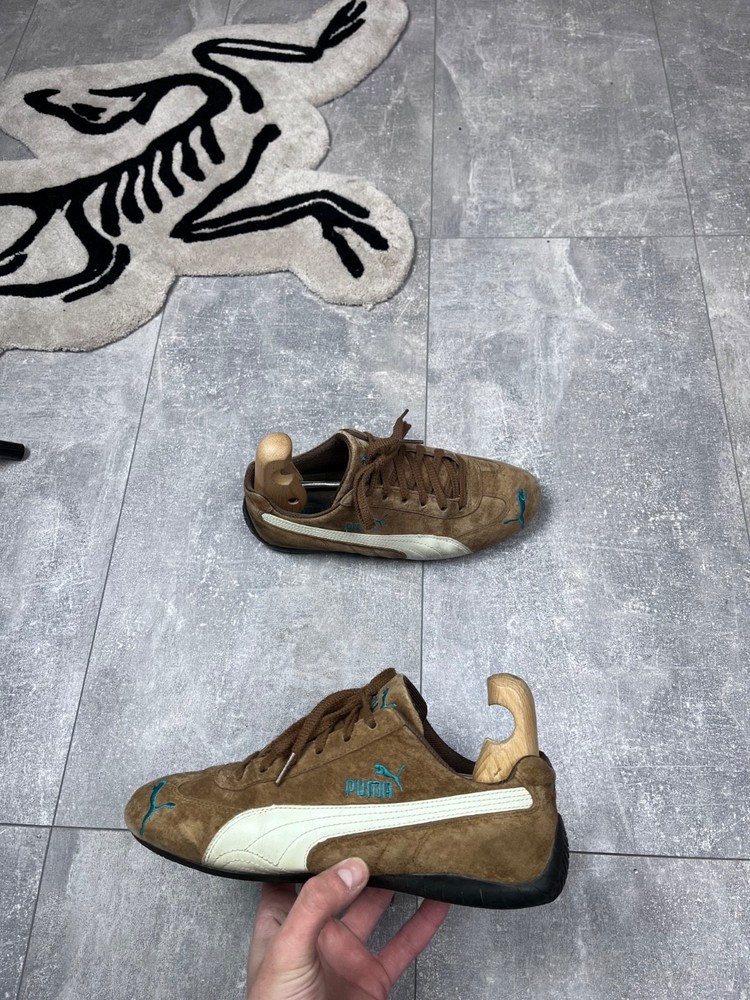Vintage women sneakers Puma SpeedCat light brown coffee size EUR 38 2000s 🇺🇸