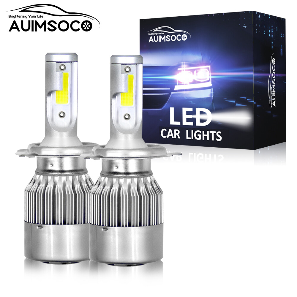 For Hyundai Accent 2000-2021 LED Headlight Hi Lo Beam Light Bulbs Combo Kit H4