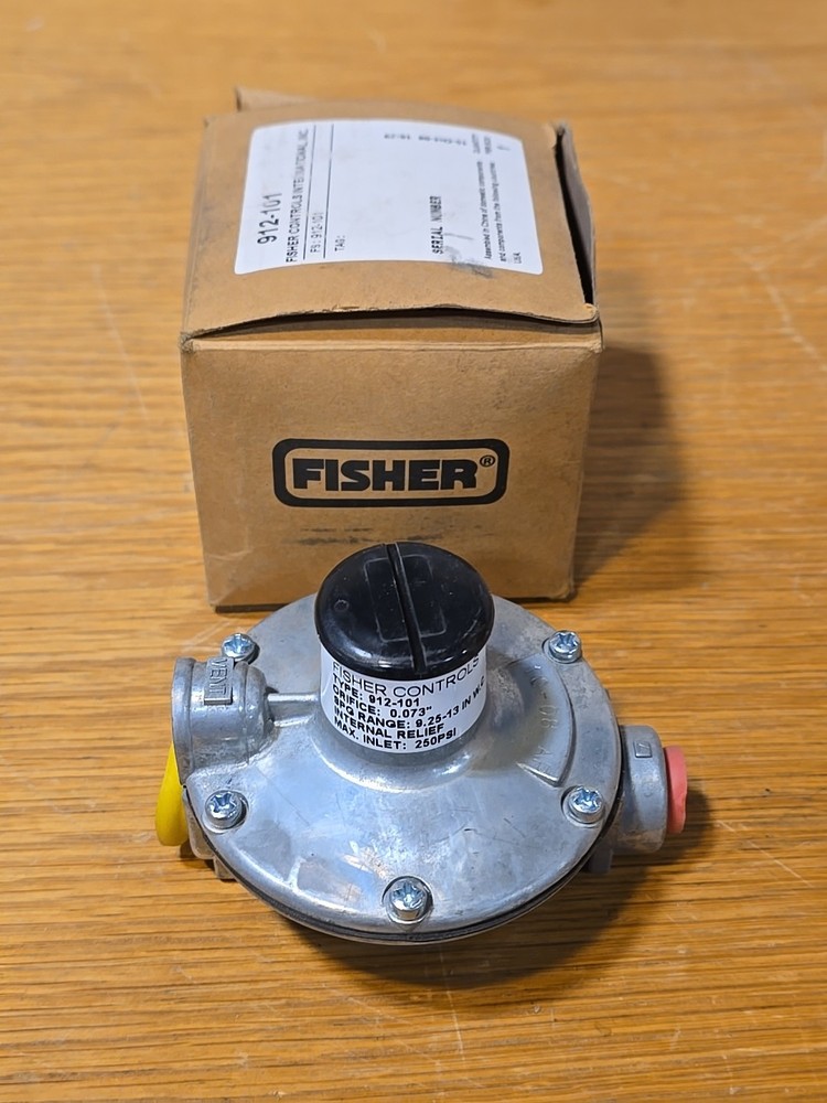 Fisher Controls 912/101 Regulator Natural Gas New