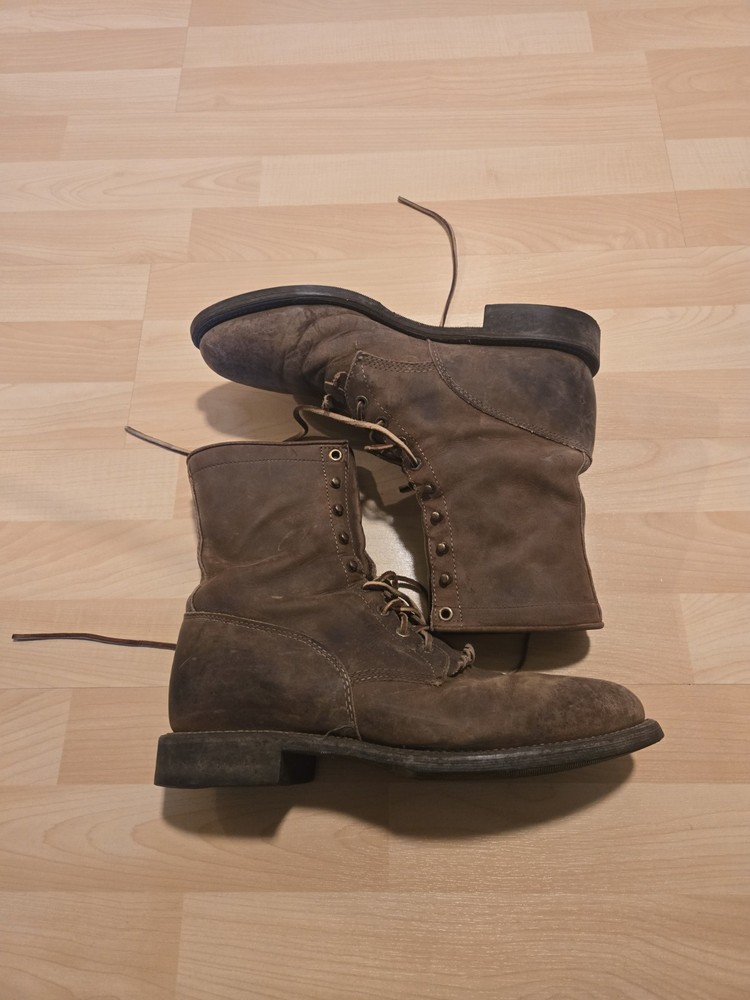 Vintage Justin Roper Boots - Made in USA - Size 10 D Style 575