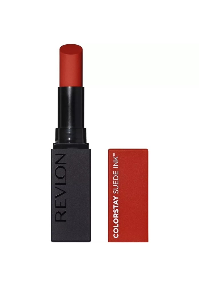 Revlon Colorstay Suede Ink Liquid Lipstick in Spit Fire - Longwear Matte Finish