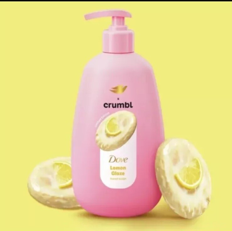Dove Crumbl Moisturizing Liquid Hand Wash Lemon Glaze, 12 oz