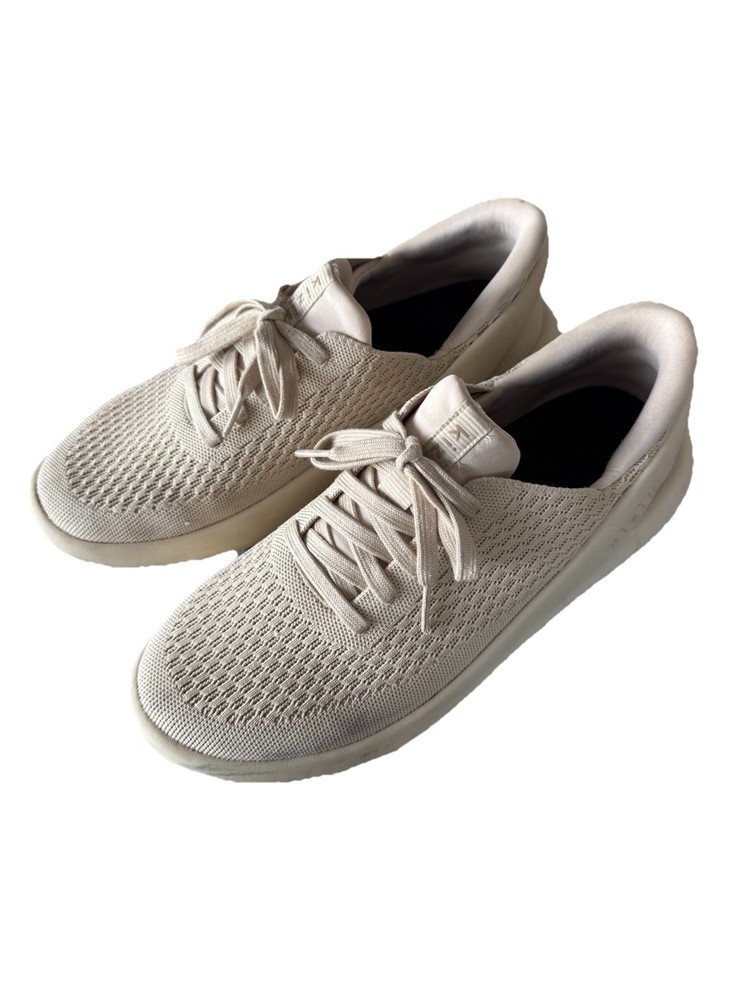 Kizik Roamer Hands-Free Slip-On Sneakers for Women Size 10 Men 8.5 in Sand