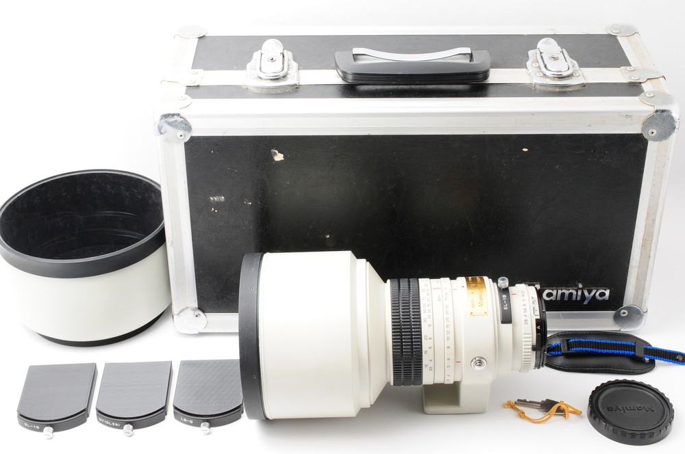Near Mint Mamiya APO A 300mm f/2.8 MF Lens for 645 Super Japan Import #932