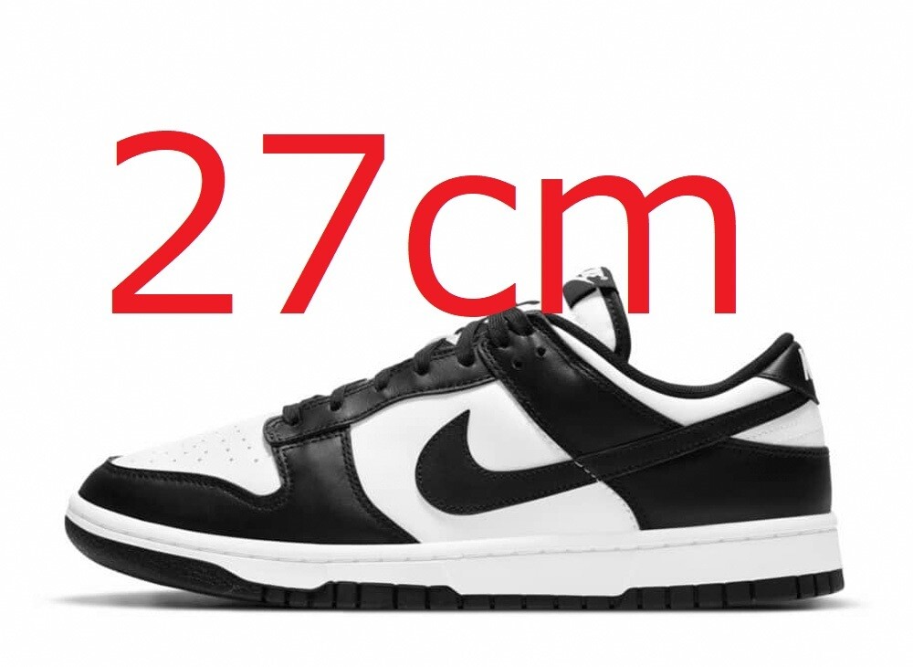 NIKE Men 9.0US Below  Dunk Low Retro Panda White Black   Domestic Tag