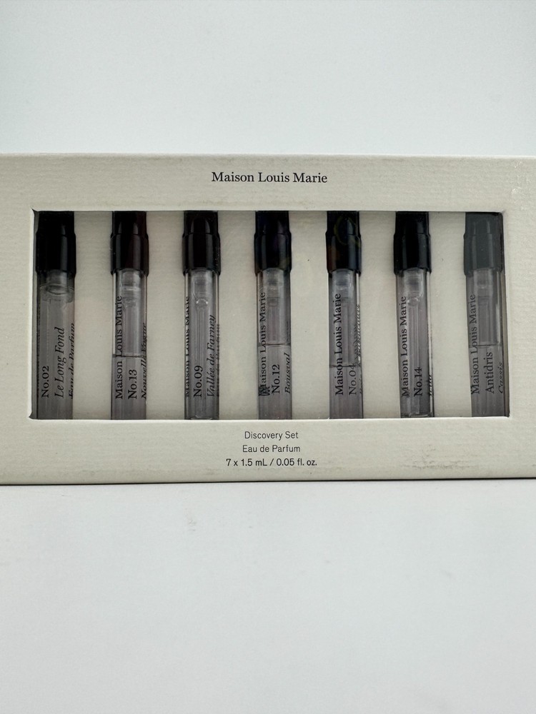 Maison Louis Marie Discovery Set – 7 x 1.5 mL Eau de Parfum Spray Samples – NEW