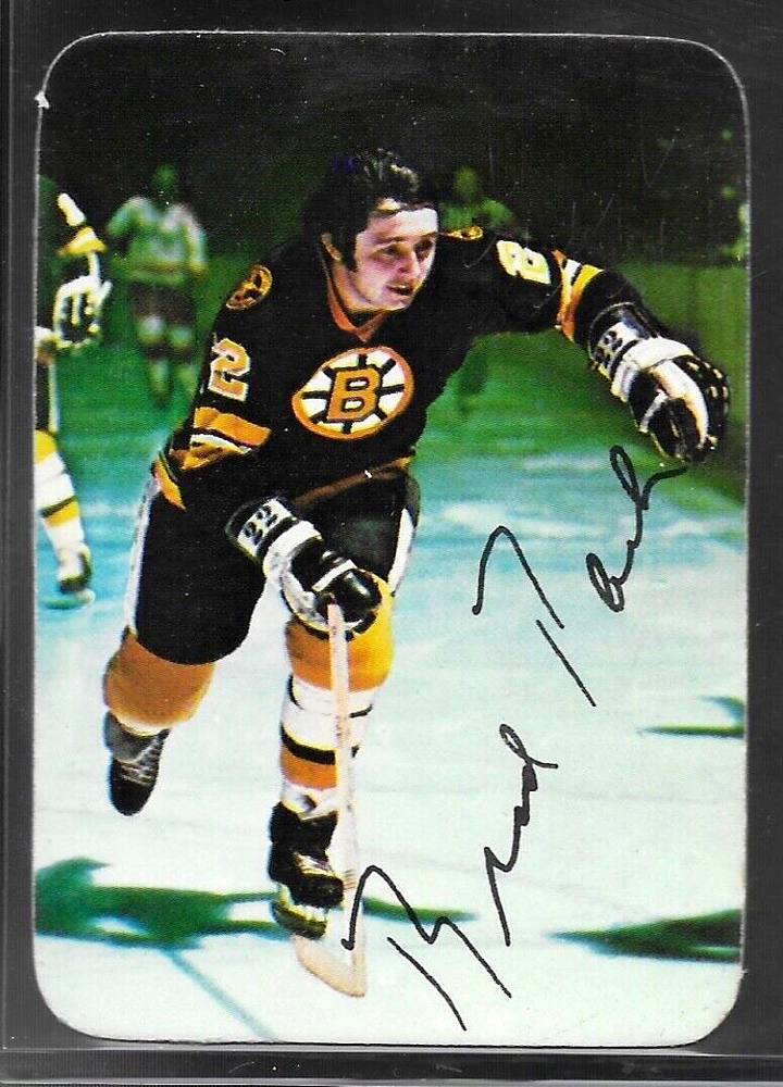 1976-77 Topps Glossy Brad Park Hockey Card Insert #2