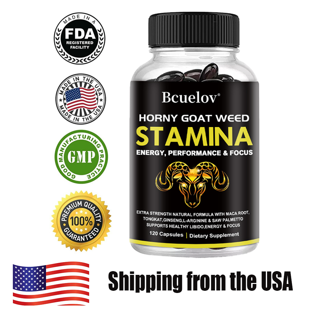 Muscle Health Supplements Improve Endurance Boost Energy Focus 120 Capsules US