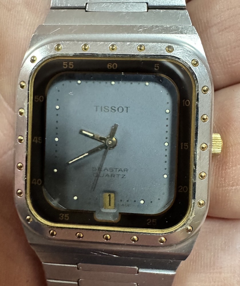 Vintage Tissot Seastar 30mm Quartz Watch for Men and Women