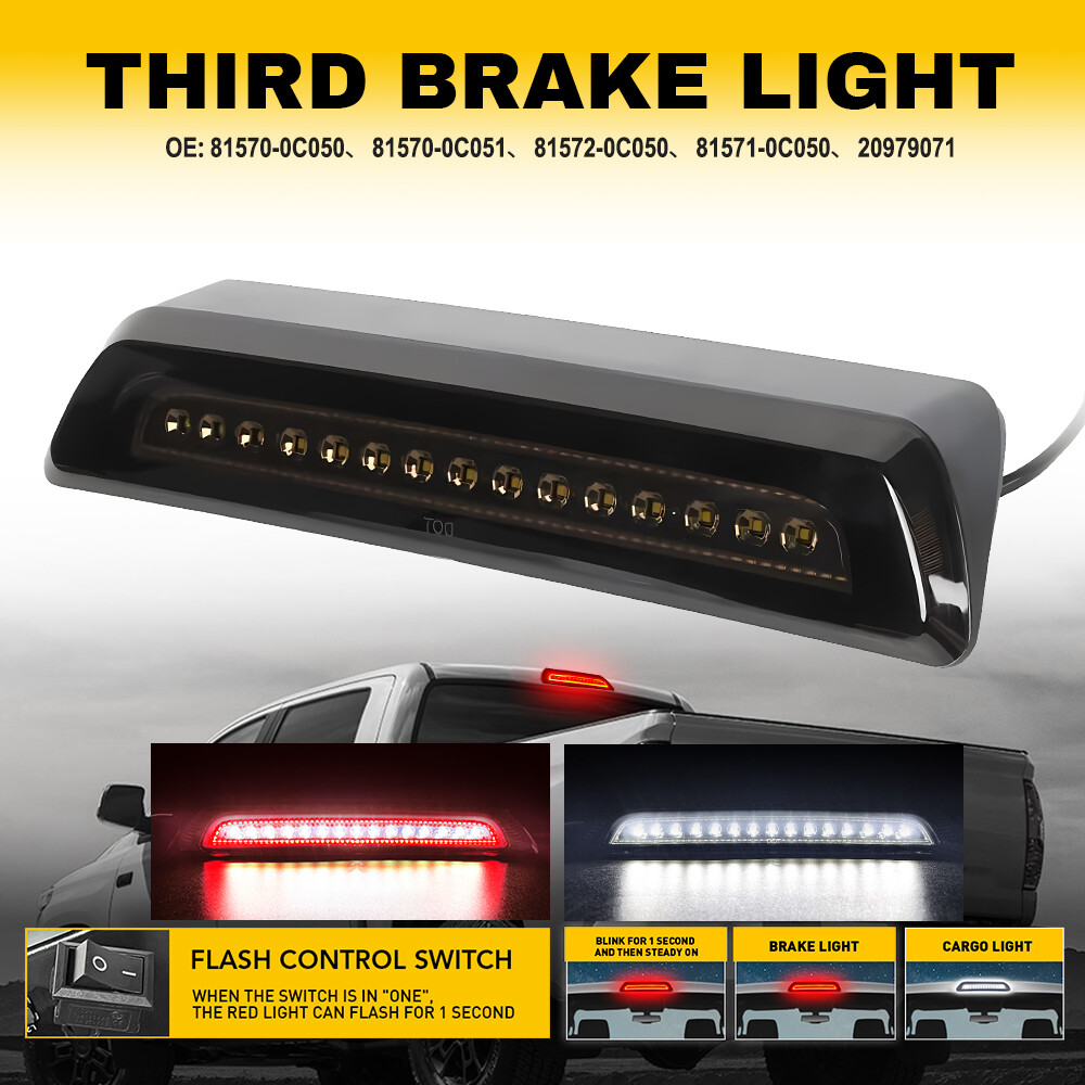 2007-2021 Toyota Tundra LED Third Brake Tail Cargo Smoke Lamp  