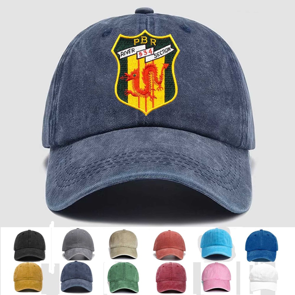 Custom Embroidered Hat Rivsec 534 River Section, Veteran Cap, Trucker Hat, Gift