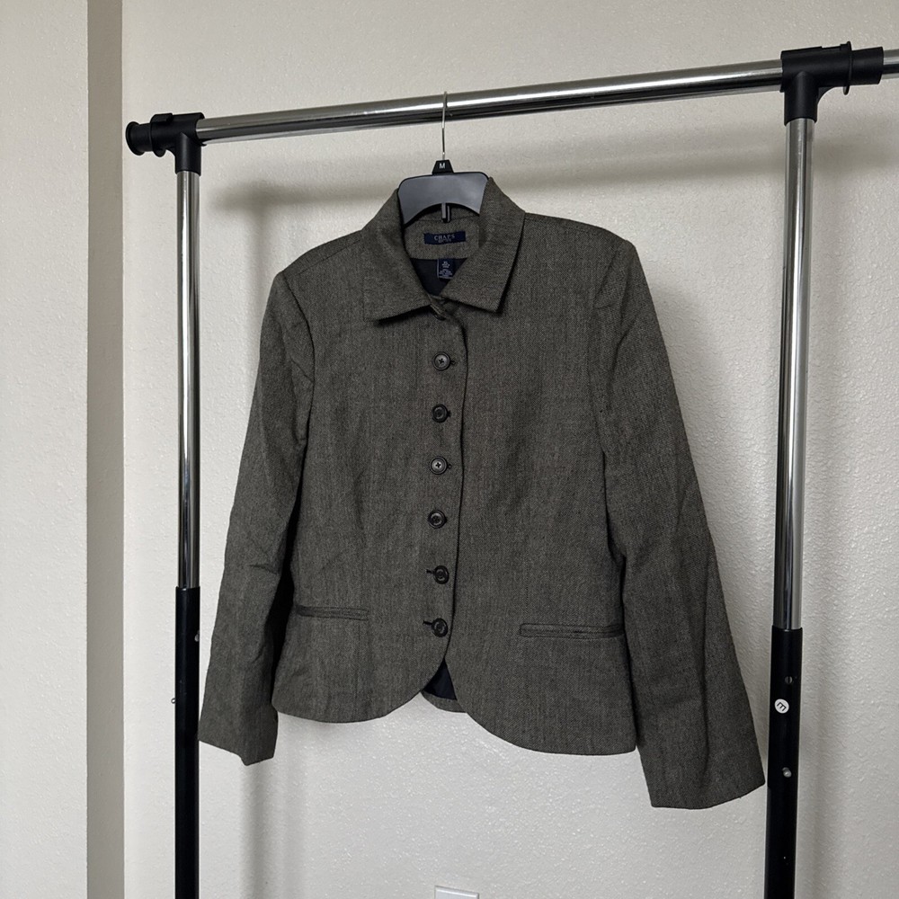 Chaps Down Blazer Women Wool