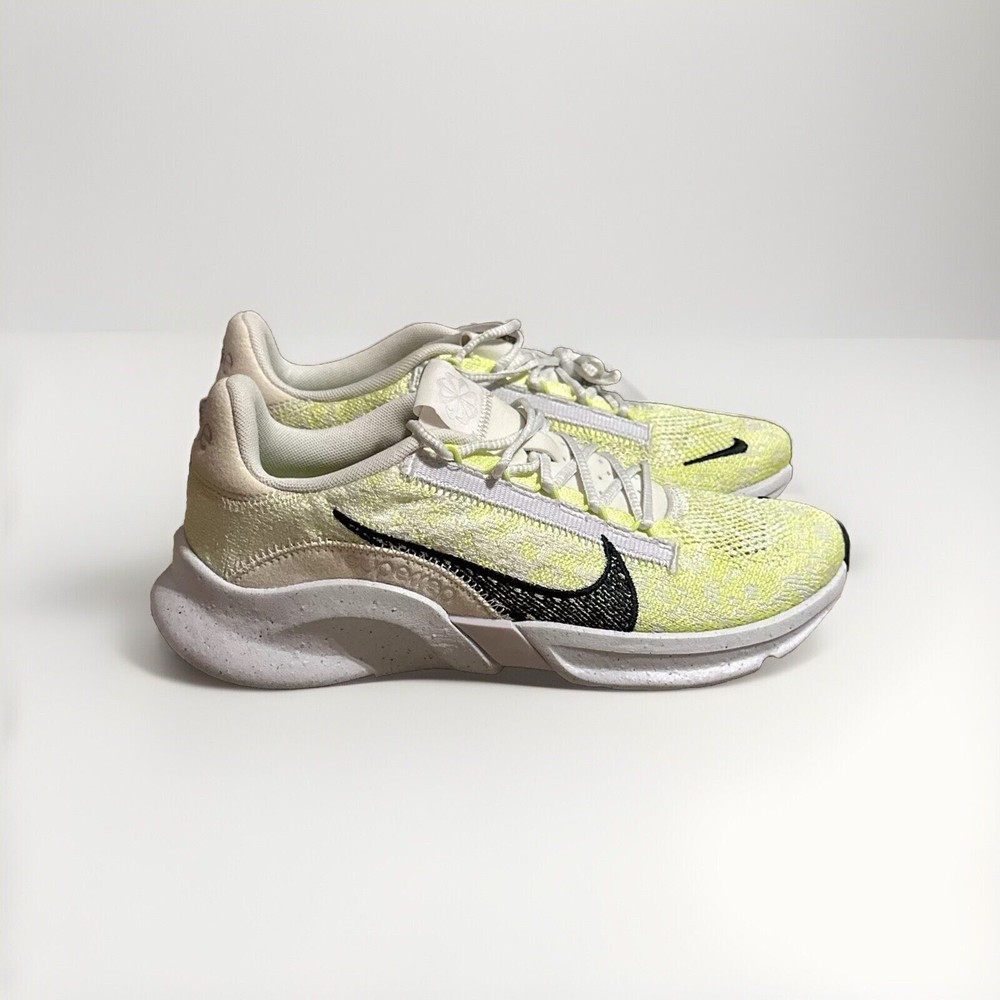 Size 7.5 - Nike SuperRep Go 3 Flyknit Next Nature White Volt