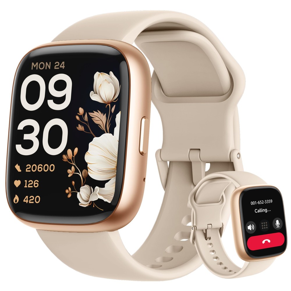 Smart Watch Alexa Built-In Call Answer 44mm IP68 for Android iOS