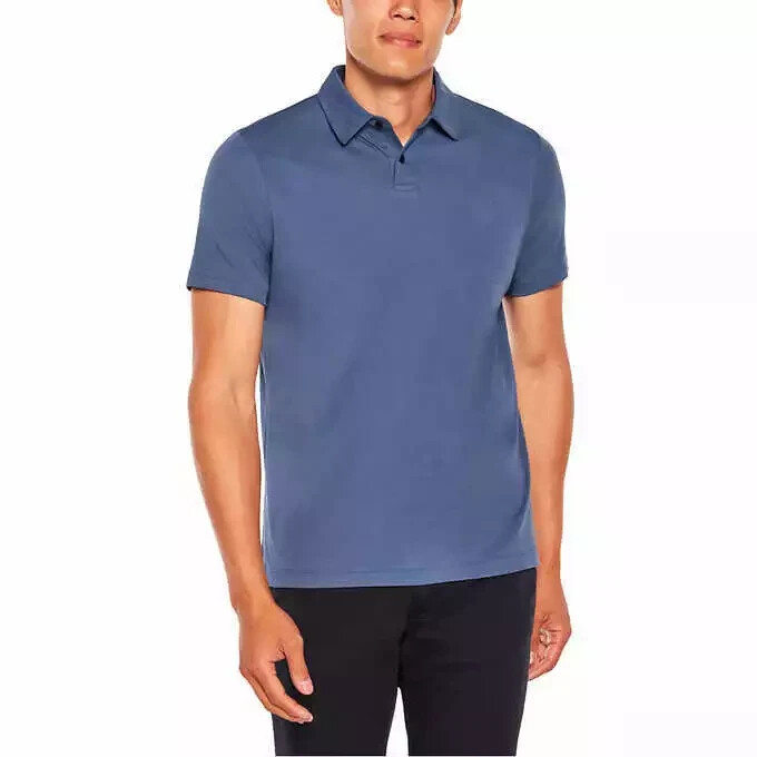 Banana Republic Men's Luxe Touch Performance Polo Shirt, Blue, Size XXL