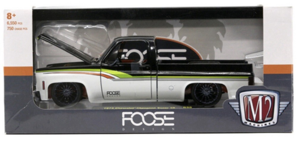 M2 MACHINES CHASE 1973 CHEVROLET CHEYENNE SUPER 10 SQUAREBODY 1:24 FOOSE 1/750
