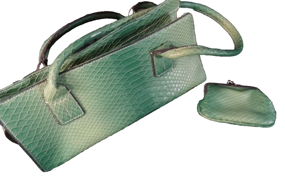 Tommy Hilfiger Green Shoulder Bag with Matching Coin Purse