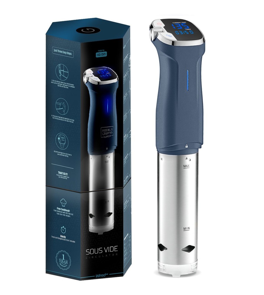 Sous Vide Precision Cooker 800W Immersion Circulator in Blue