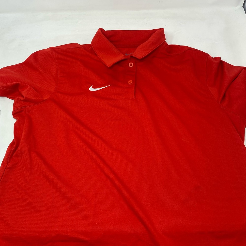 Nike Women’s Dri-FIT Franchise Polo Red Size L