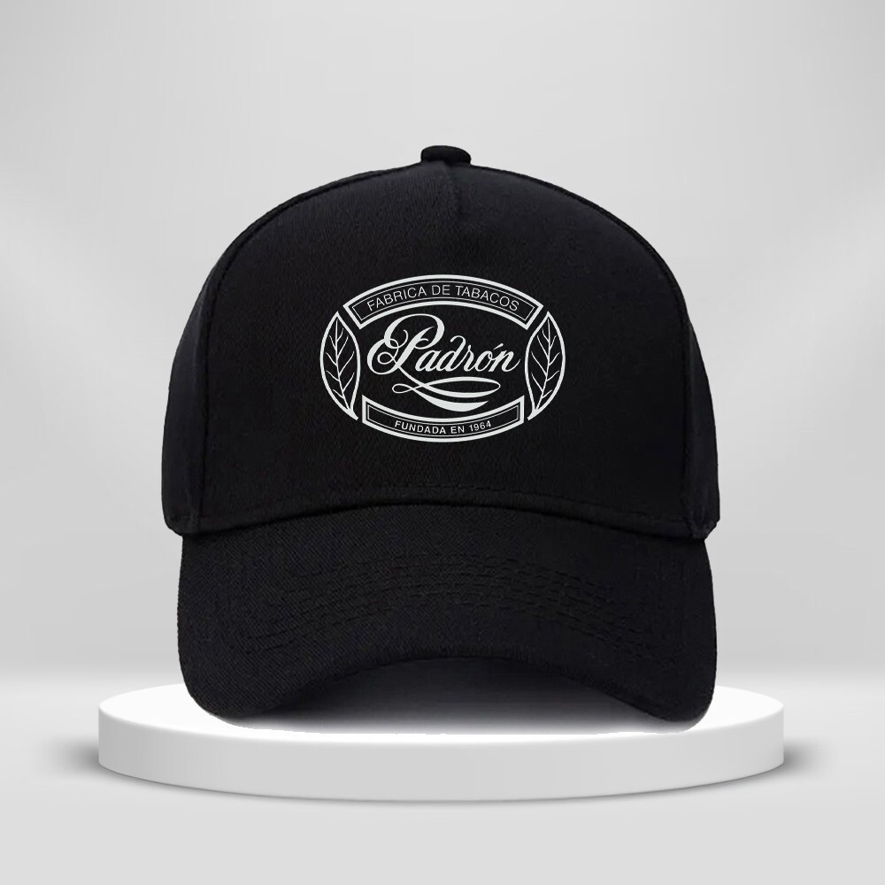 Padron Cigars Logo Print Hat 5-Panel Baseball Cap Unisex Adult