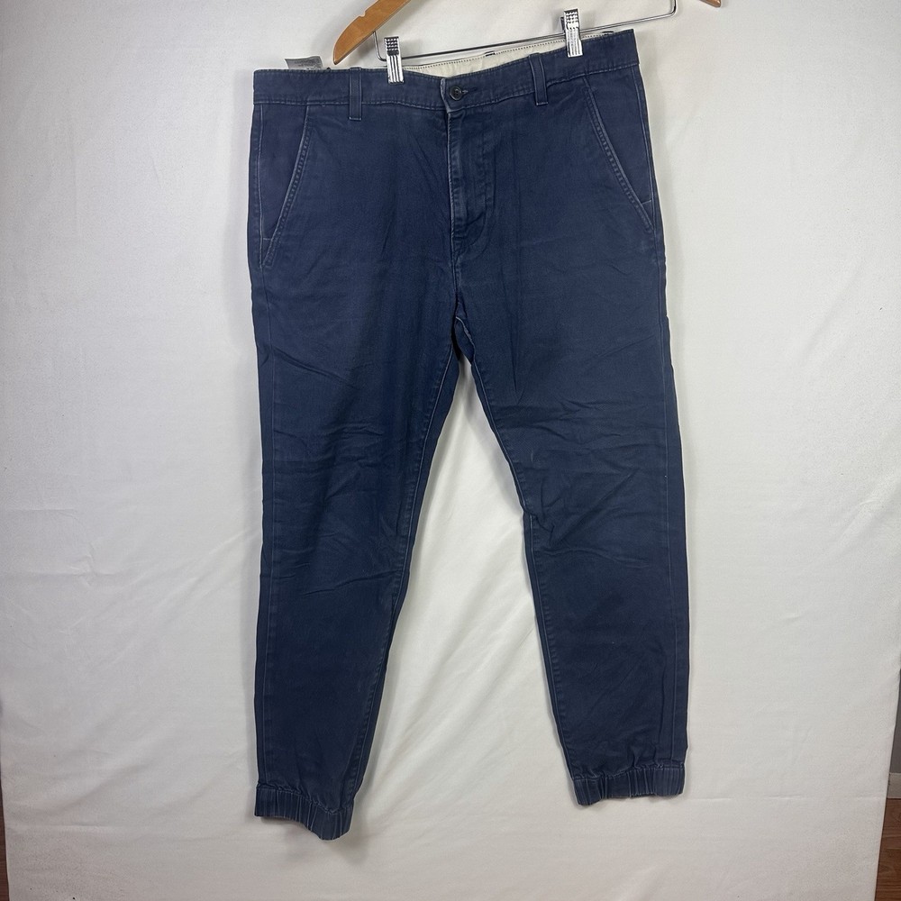 Levi’s 502 Jeans Men's 32x32 Denim Regular Fit Taper Leg Stretch Blue Light Wash
